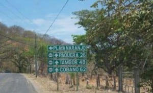Playa Naranjo to Paquera road